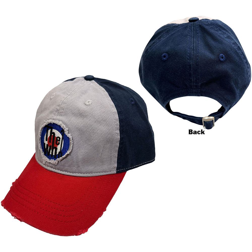 The Who - Target Logo Tricolor Baseball cap - Dark blue/Grey